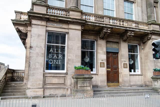 Mitchells & Butlers owns a string of well-known brands including All Bar One, which includes a bar on Edinburgh's George Street, and Miller & Carter. Picture: Ian Georgeson Photography