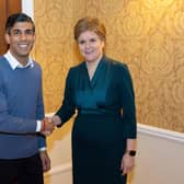 Prime Minister Rishi Sunak and First Minister Nicola Sturgeon meet in Inverness. Picture: Simon Walker/No 10 Downing Street