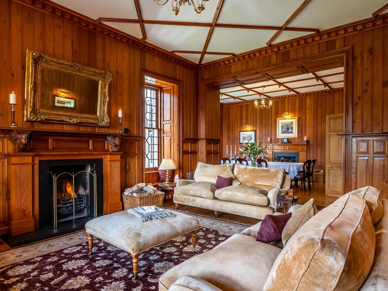 The comfortable living space and dining area at Assynt House Pic: Elliot Roberts Shooting