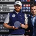 Jamie Savage shows off his trophy after winning the Portugal Pro Tour's season-ending Optilink Tour Championship. Picture: Portugal Pro Tour.