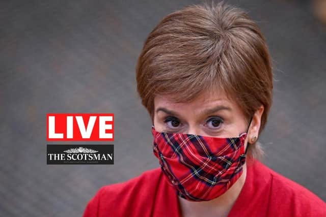 Nicola Sturgeon gives her statements on the new routemap out of lockdown.