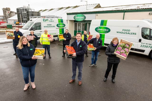 Established in 1991 by managing director Magnus Swanson, Swansons Food Wholesalers began as a single greengrocer shop with two staff. Three decades on, it has grown into an extensive wholesale business, with a 40-strong team. Picture: Scottish Enterprise/New Wave Images