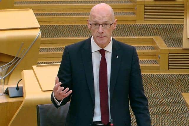 John Swinney has announced that a testing centre for asymptomatic people will open next week in Fife.