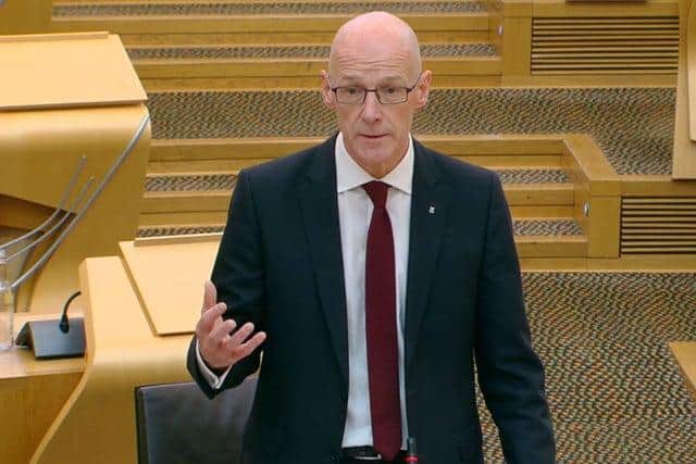 John Swinney has announced that a testing centre for asymptomatic people will open next week in Fife.