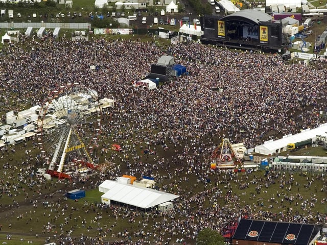 A view of T In The Park 2006.