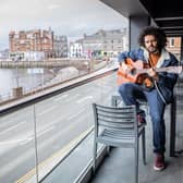 Brownbear singer Matt Hickman launches 'Scotland on Tour' at The View, in Oban, one of more than 100 venues hosting gigs over the next year.