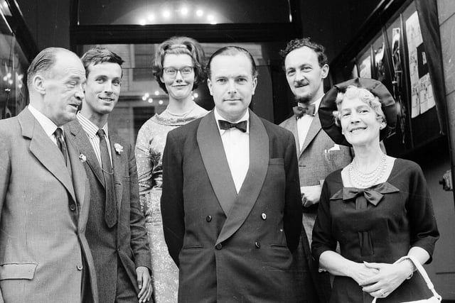 The Edinburgh Festival Fringe Club officials at the YMCA in South Saint Andrew Street in 1963.