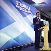 Humza Yousaf seems to be in two minds about how to achieve Scottish independence (Picture: Jeff J Mitchell/Getty Images)