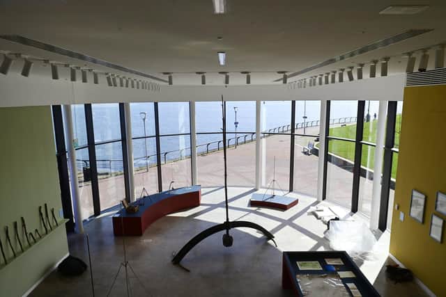 The Wyllieum, a new art gallery dedicated to the life and work of the  Scottish artist George Wyllie, has been created on Greenock's waterfront. Picture: John Devlin