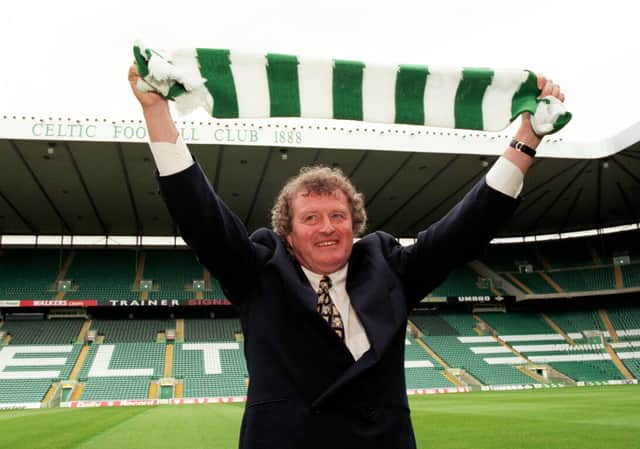 Wim Jansen at his unveiling as Celtic manager. Picture: SNS
