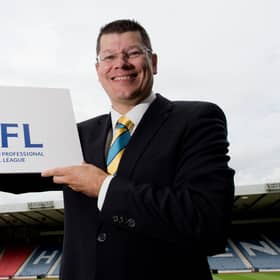 The SPFL could see a switch to a 14-14-14 league structure. Picture: SNS