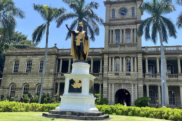 Statue of King Kamehameha in Honolulu (Image: Martin Gray)