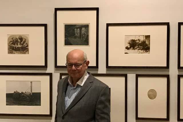Murray Mackinnon attends the exhibition of photographs from his collection at the Scottish National Gallery