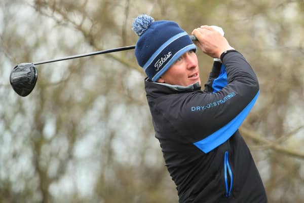 Euan Walker in action during the Austrian Golf Open at Diamond Country Club in Atzenbrugg, near Vienna. Picture: Andrew Redington/Getty Images.