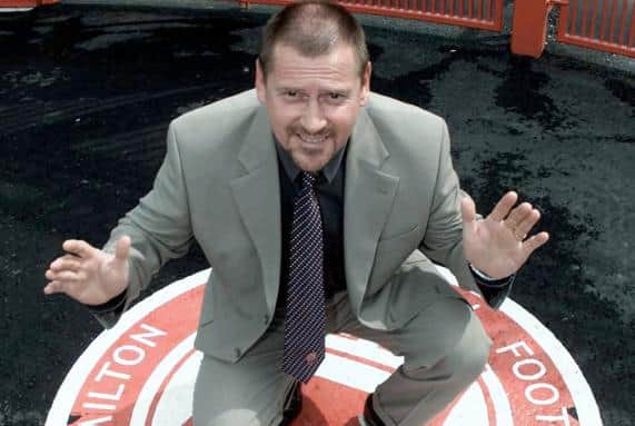 Hamilton manager Ally Dawson won the league with Accies in 2001. (picture: SNS)