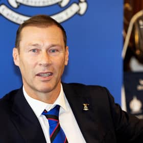 Duncan Ferguson  is unveiled as the new manager of Inverness Caledonian Thistle  at the Caledonian Stadium. (Photo by Mark Scates / SNS Group)