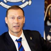 Duncan Ferguson  is unveiled as the new manager of Inverness Caledonian Thistle  at the Caledonian Stadium. (Photo by Mark Scates / SNS Group)