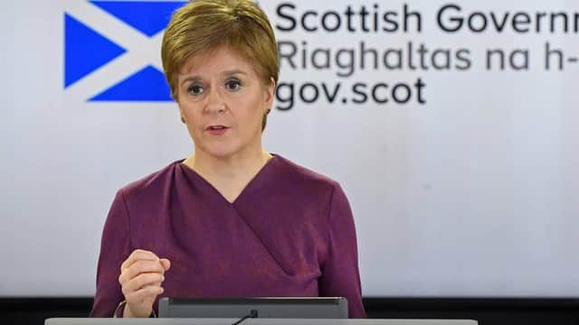 Nicola Sturgeon announced the scaling back of new Christmas rules, as well as a three week lockdown from Boxing Day (Getty Images)