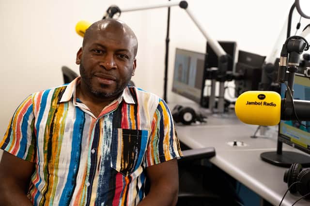 George Tah, creator and founder of Jambo! Radio in Glasgow, which received a funding package of £5,000 from SIS.