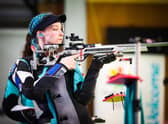 Scotland's Seonaid McIntosh competes during the women's 50m rifle 3 positions shooting final during the 2018 Gold Coast Commonwealth Games.