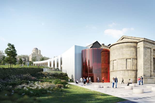 Paisley Museum will boast a new main entrance when an extension and refurbishment is completed next year.