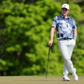 Bob MacIntyre waits on the 14th hole during the first round of the 105th PGA Championship at Oak Hill Country Club in Rochester, New York. Picture: Michael Reaves/Getty Images.