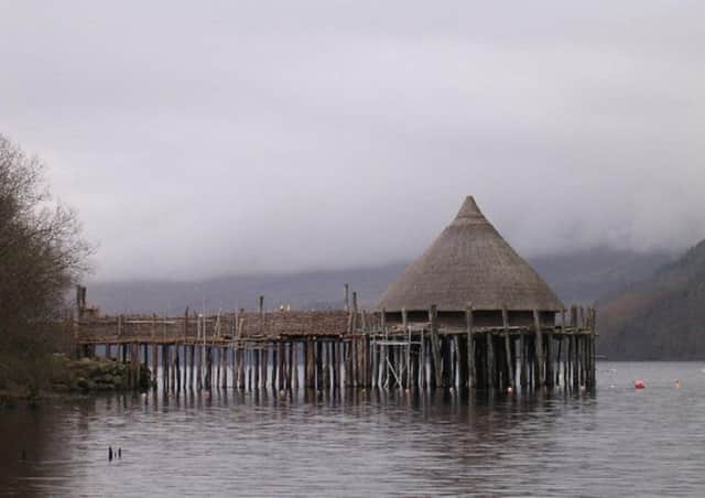 The Scottish Crannog Centre's Iron Age roundhouse replica on the shore of Loch Tay burned down on June 12.
