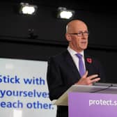 John Swinney said "judgements" are made about whether a meeting is minuted or not by civil servants.