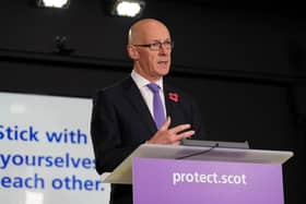 John Swinney said "judgements" are made about whether a meeting is minuted or not by civil servants.