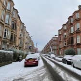 Snow in Glasgow at the weekend. There are fears that if Britain has a really hard winter we will will struggle to provide power