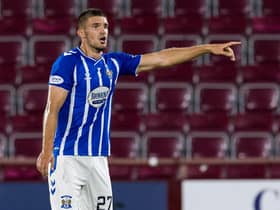 Kilmarnock's Innes Cameron scored the winner against Hearts.