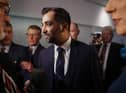 Humza Yousaf pictured after being elected as the new SNP party leader (Picture: Jeff J Mitchell/Getty Images)