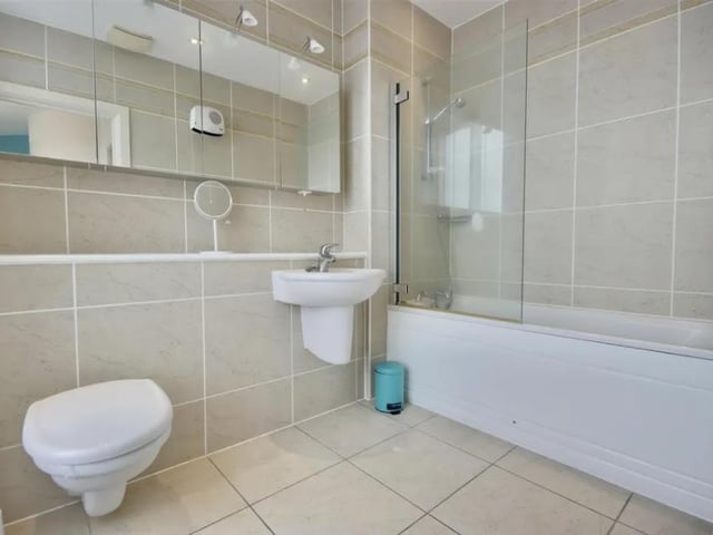 This two bedroom flat in Gunwharf Quays is on sale for £995,000. It is listed by Finest exclusively by Bernards.