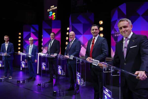 The leaders of Scotland's political parties got together to debate issues in Paisley at the weekend (Picture: Jeff J Mitchell/Getty Images)