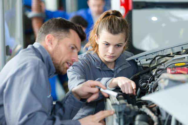 ​Apprentices earn from day one and are not burdened with graduate debt (Picture: stock.adobe.com)