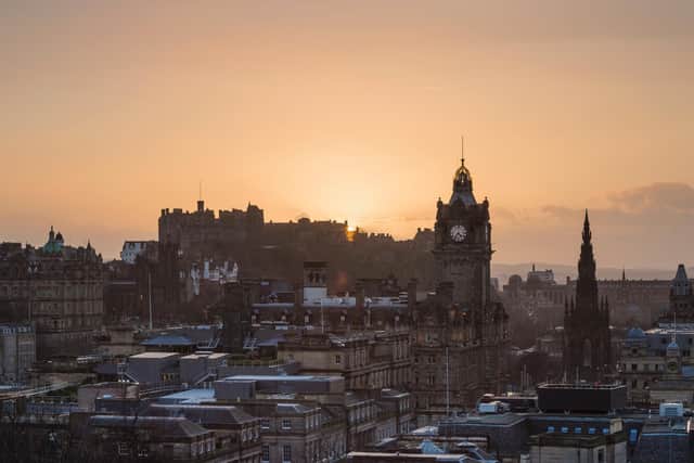 Edinburgh Castle and skyline seen from Calton Hill. The charms of the capital are a key part of the marketing campaign designed to open up lucrative German and Dutch tourist market following the pandemic. PIC: Visit Scotland/Kenny Lam.
