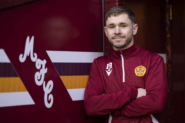 Sam Nicholson is back in Scottish football with Motherwell.