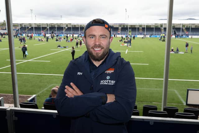 Nine years after leaving Edinburgh, Robin Hislop has rejoined the club and is pictured at the 'Picnic on the Pitch' event at Hive Stadium.  (Photo by Paul Devlin / SNS Group)