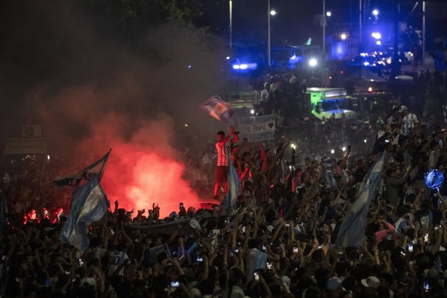 President Alberto Fernandez declared a national holiday on Tuesday so the country could celebrate the victory.