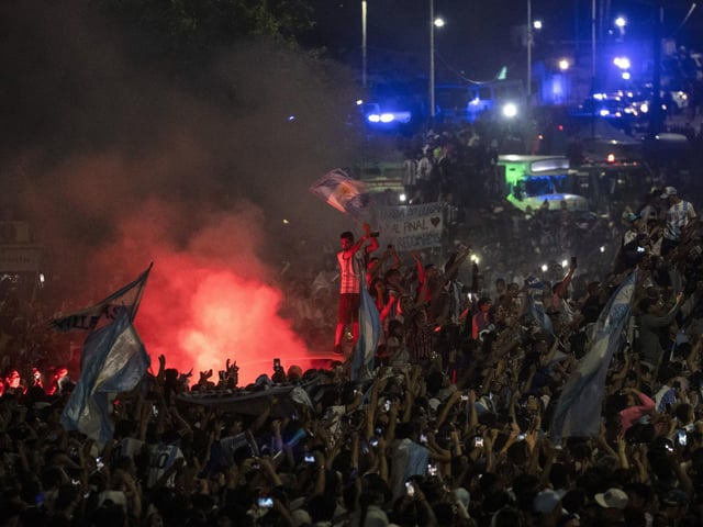 President Alberto Fernandez declared a national holiday on Tuesday so the country could celebrate the victory.