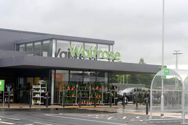 The properties trading as Waitrose stores in Milngavie, above, and Glasgow have changed hands as part of the overall property investment deal. Picture: Emma Mitchell