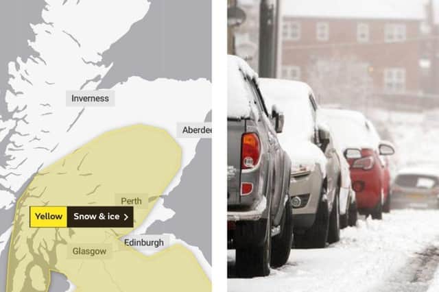 Met Office issue yellow weather warnings for snow and ice for the week ahead.