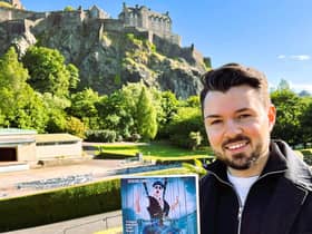 Stevie Creed at home in Edinburgh