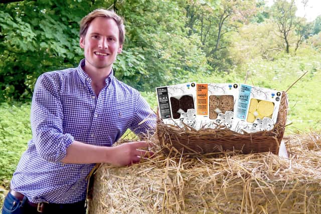 Pete Mitchell founded The Farmer's Son which has secured a listing with high-end supermarket, City Super, to export his award-winning black pudding, haggis and white pudding across the globe to Hong Kong.