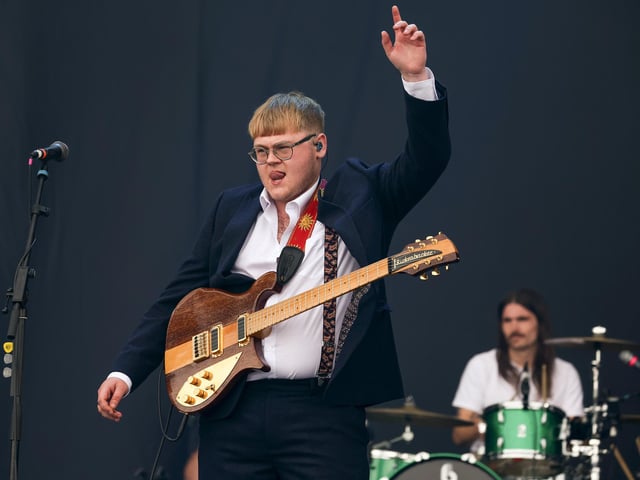 Lead singer The Lathums Alex Moore (Photo by Jeff J Mitchell/Getty Images)
