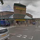 Covid-19 cases have been linked to a Morrisons supermarket in the town. Pic: Google