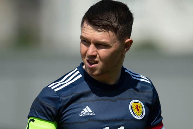 Glenn Middleton, who captained Scotland under-21s this week, wants his Scottish Cup success on-loan with St Johnstone to be the springboard to force his ay into Steven Gerrard's plans next season.(Photo by Craig Foy / SNS Group)