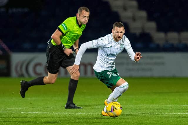 Hibs forward Martin Boyle was subject of a failed bid from Al Faisaly.