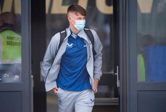 Rangers right-back Nathan Patterson is self-isolating without symptoms after being identified as a close contact following the Covid-19 issues at the Ibrox club. (Photo by Ross MacDonald / SNS Group)