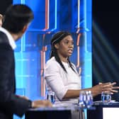 Conservative leadership candidate Kemi Badenoch speaks during Britain's Next Prime Minister: The ITV Debate. Picture: Jonathan Hordle / ITV via Getty Images